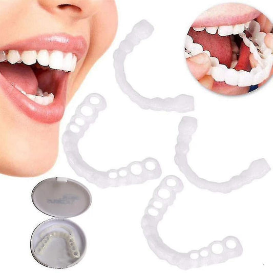 Snap-On Smile Silicone Imitation Braces – Safe & Eco-Friendly Teeth Decoration