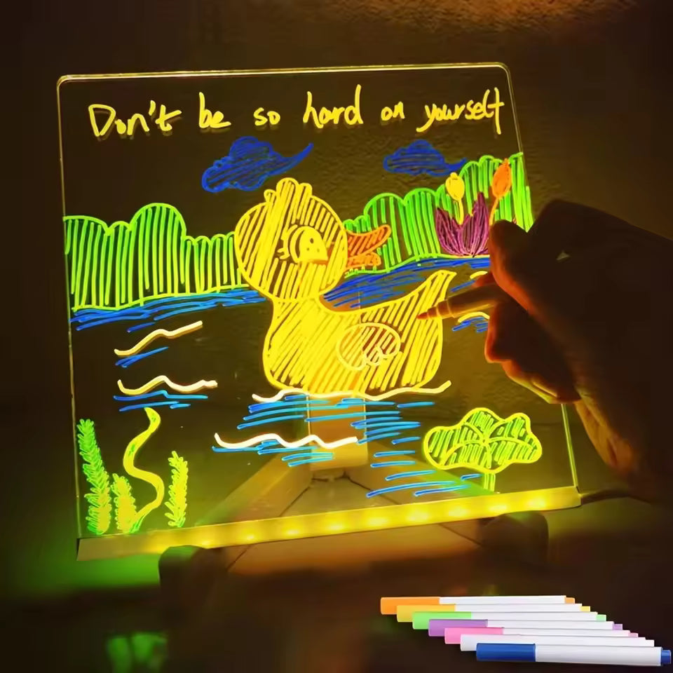 LED Glow Drawing Board for Kids ( Small )