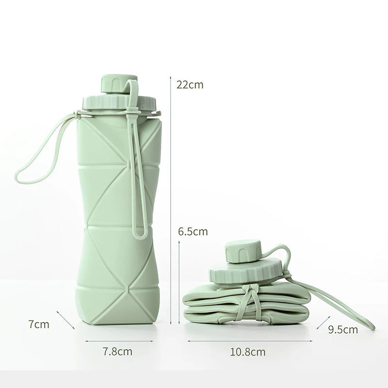 Folding Silicon Water Bottle