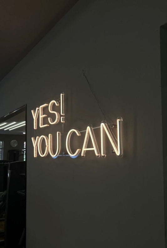 Yes You Can Neon Light Wall Decoration (All Colors)