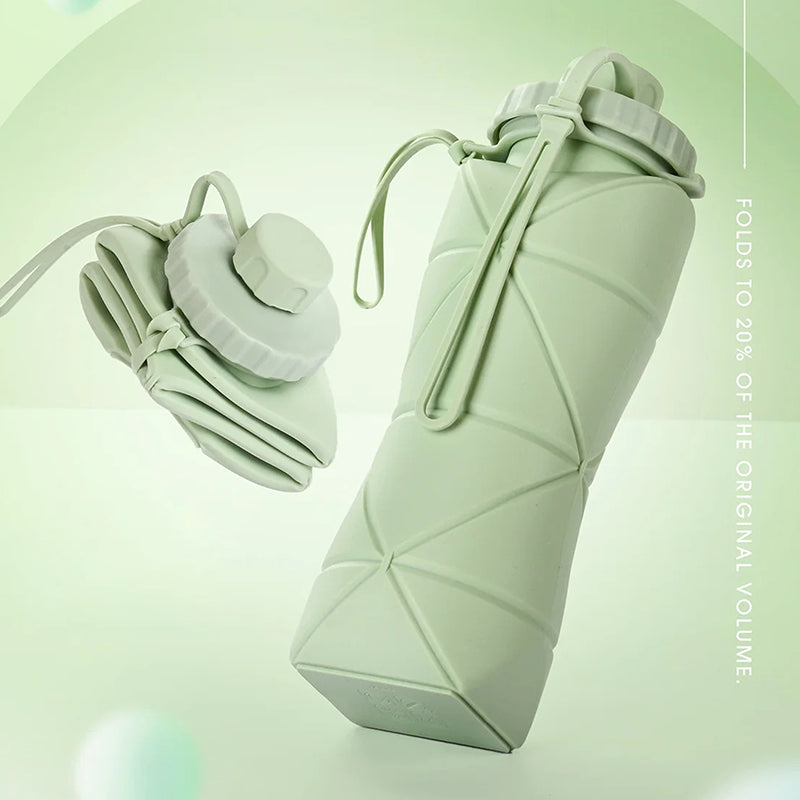 Folding Silicon Water Bottle
