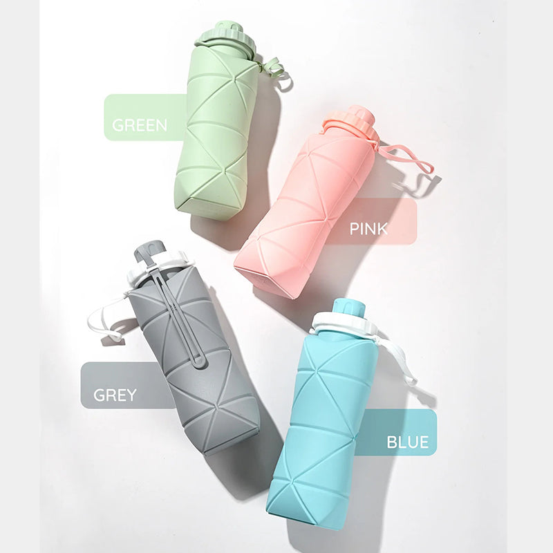 Folding Silicon Water Bottle