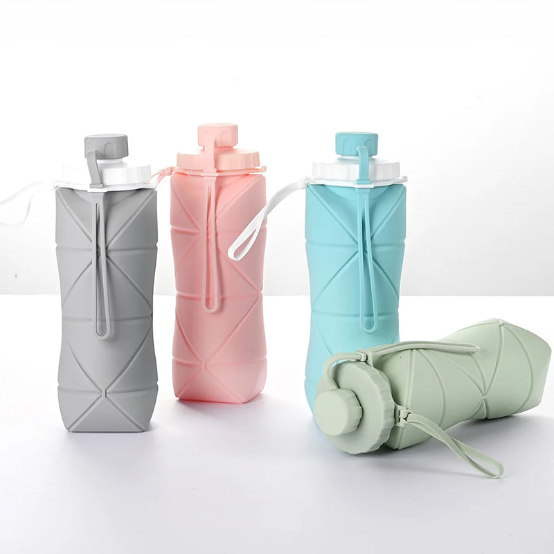 Folding Silicon Water Bottle