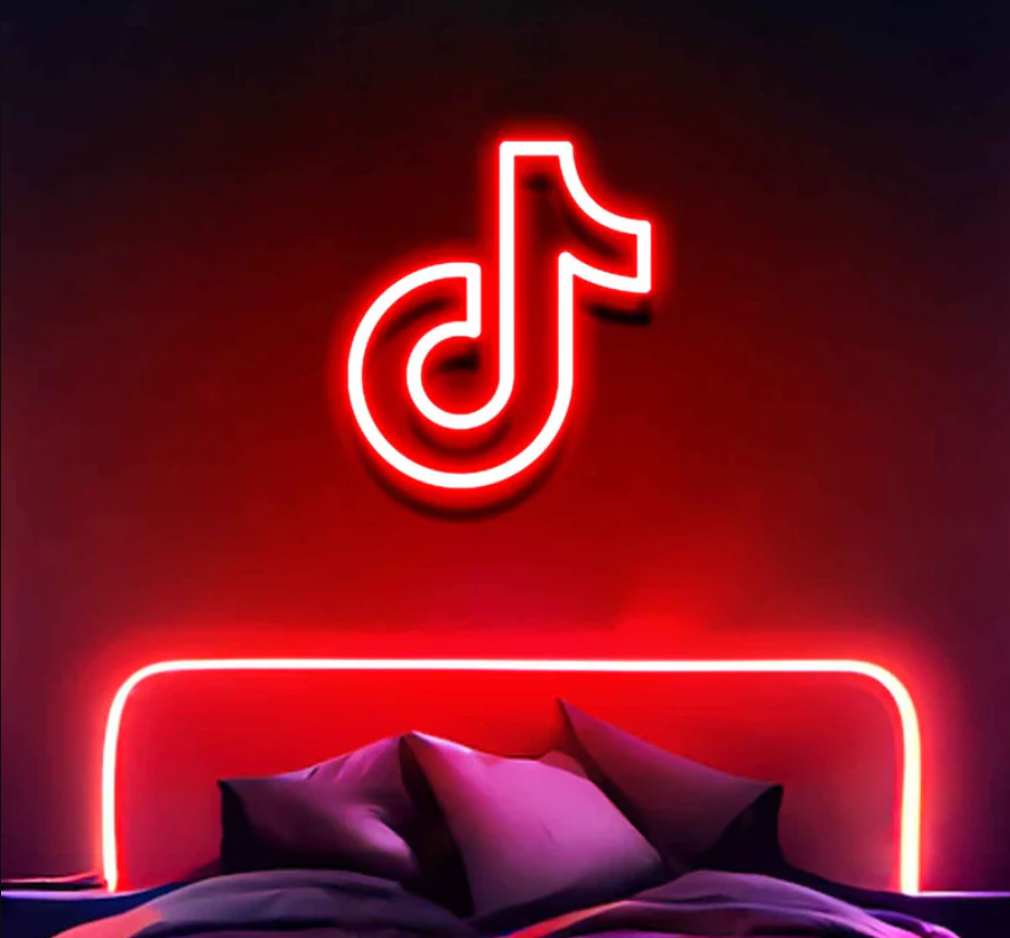 Tik Tok Neon Sign