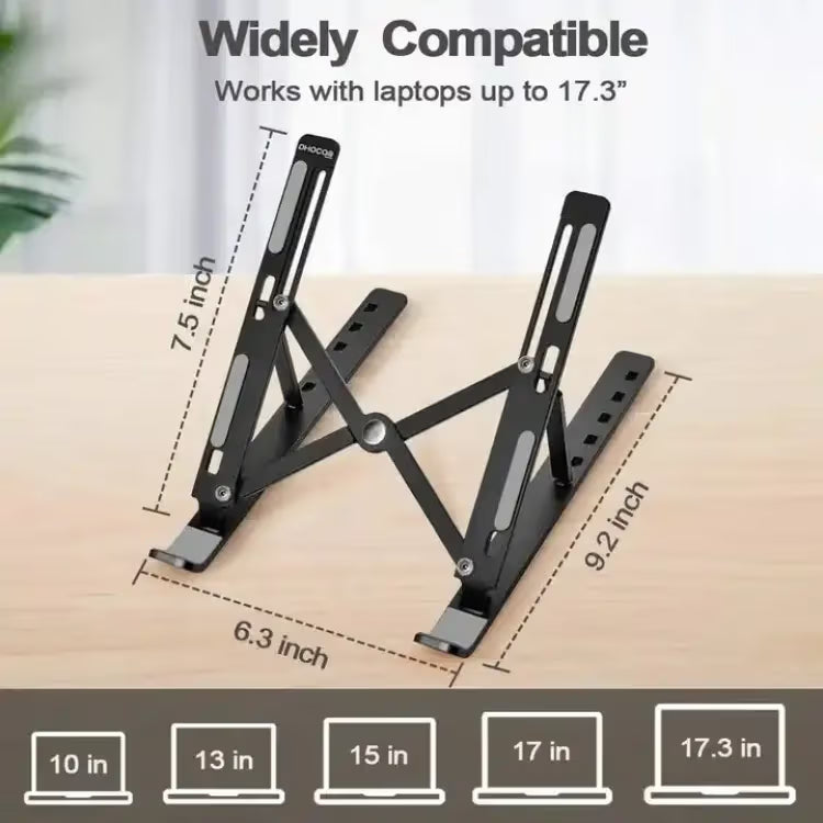 Aluminium Alloy Creative Laptop Stand, Portable And Fold-Able