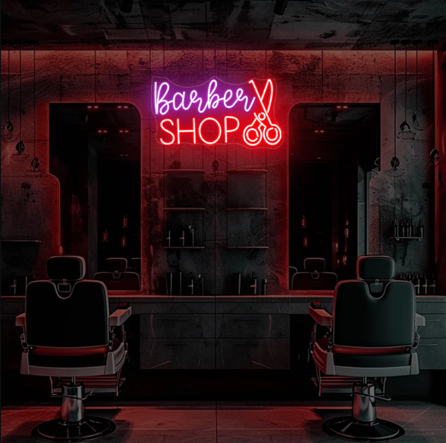 Barber Shop Neon Sign