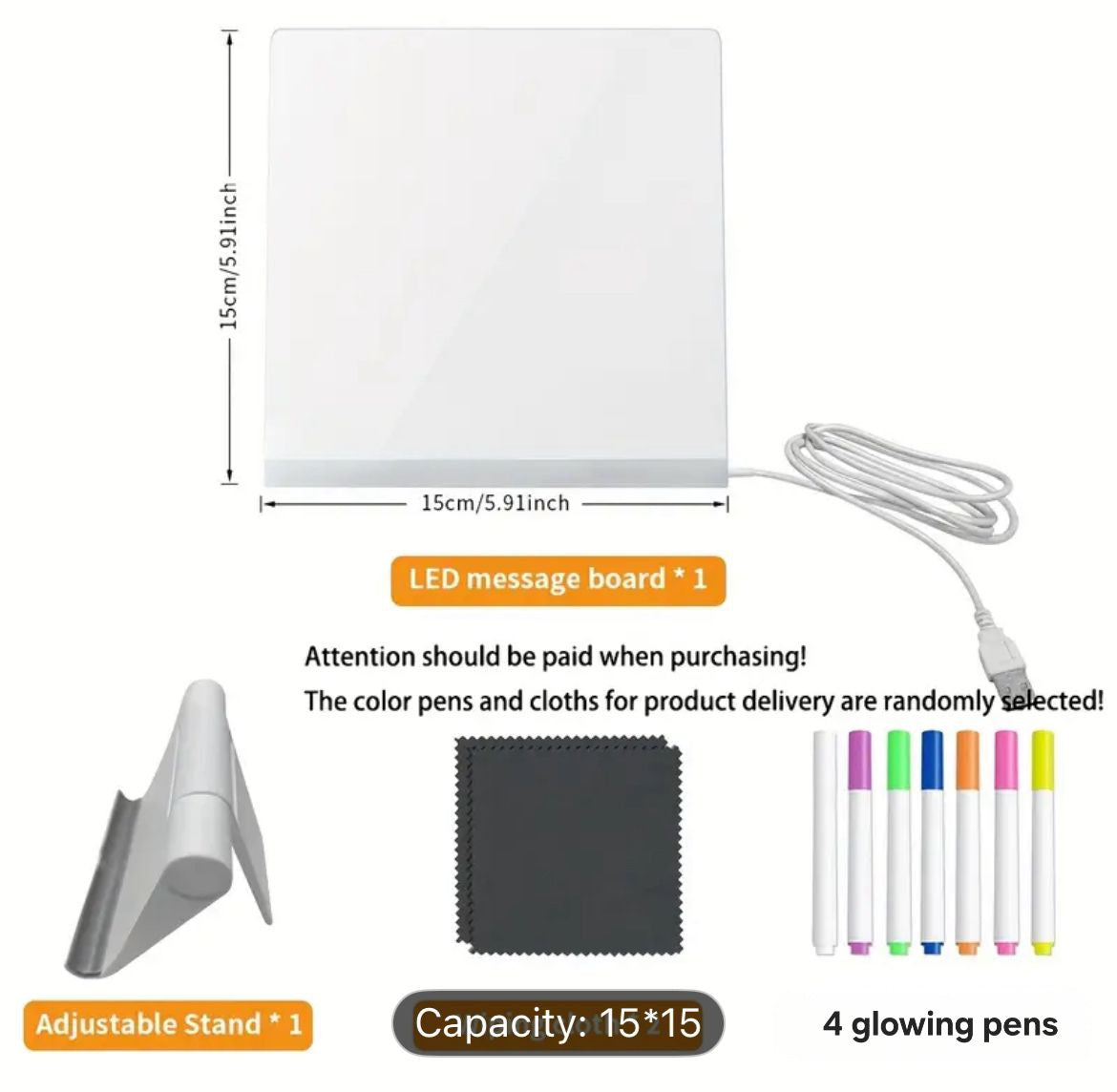 LED Glow Drawing Board for Kids ( Small )