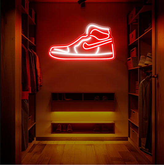 Nike Air Jordon Neon Sign