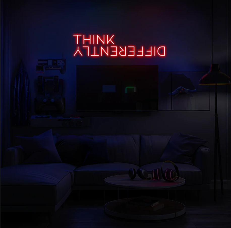 Think Differently Neon Sign