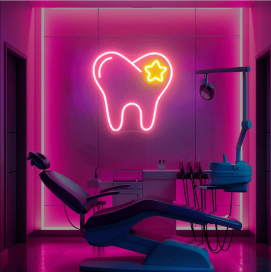 Tooth Neon Sign