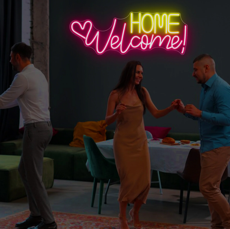 Welcome Home Neon Sign