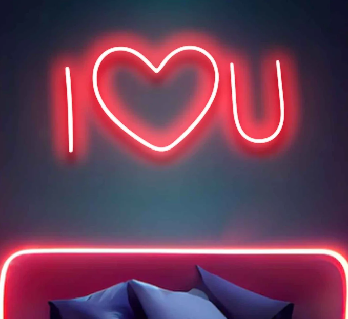 I ❤️ U Neon Sign