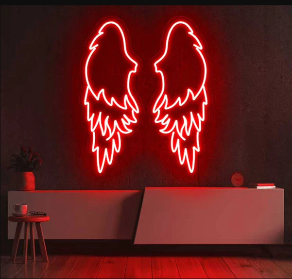 Angel Wings (Pair) Neon Sign