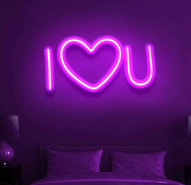 I ❤️ U Neon Sign