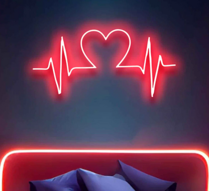 Love Heart Beat Neon Sign