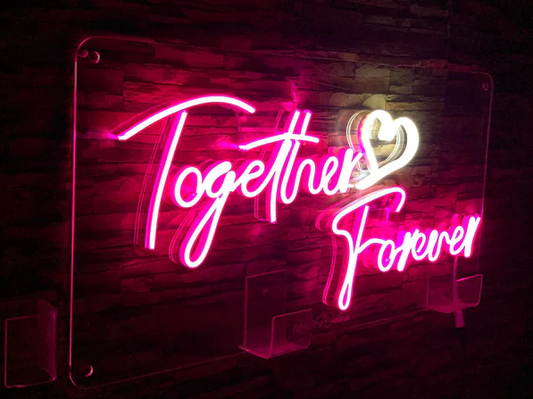 Together ❤️ Forever Couple Neon Sign - Neon Light